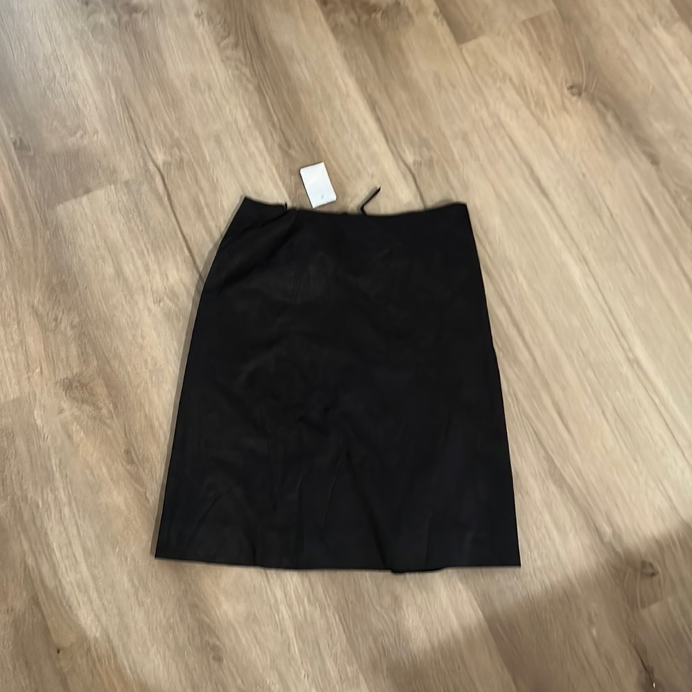 NWT jcrew suede skirt gray
